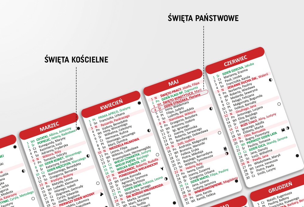 Kalendarium Strażackie 2026 do kalendarzy OSP