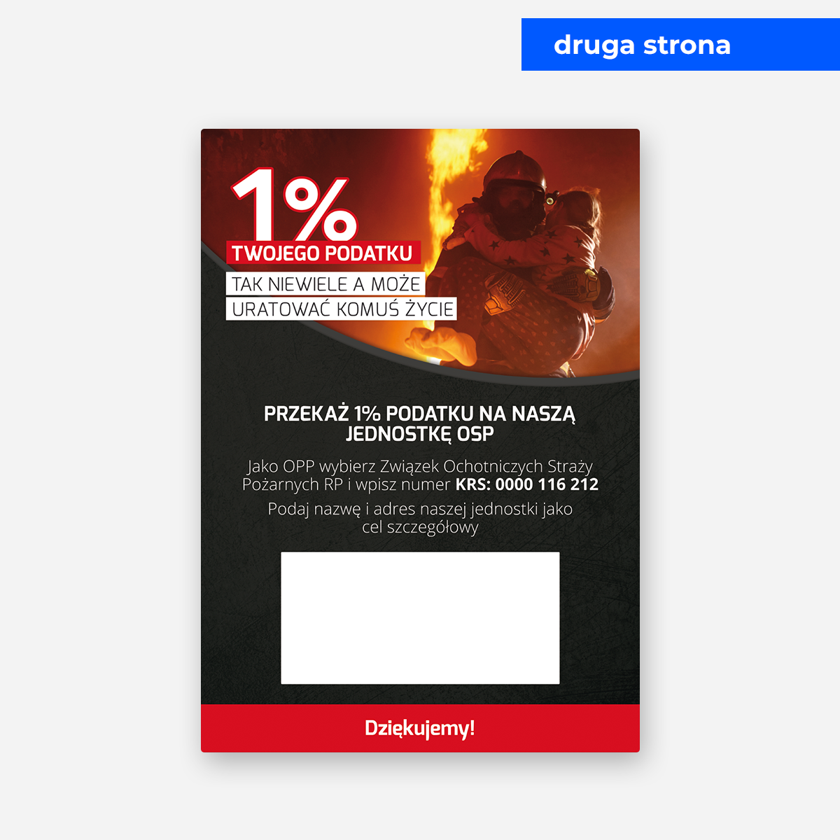 kalendarze strażackie tradycyjne Z DRUGĄ STRONĄ A3