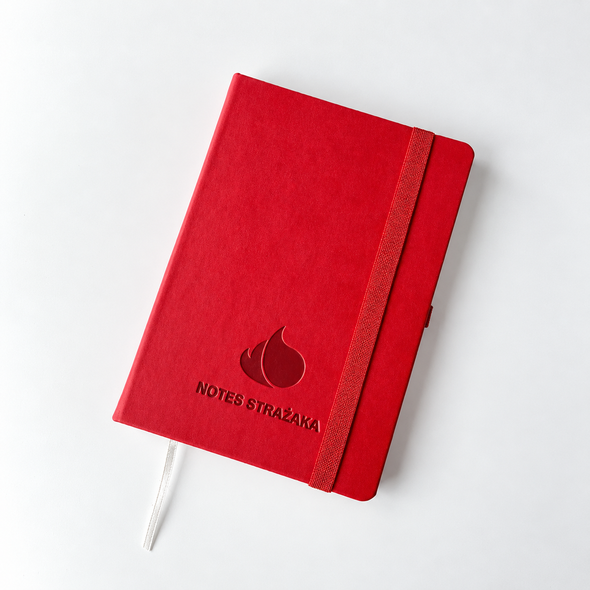Notes Strażaka A5 – czerwony notes strażacki
